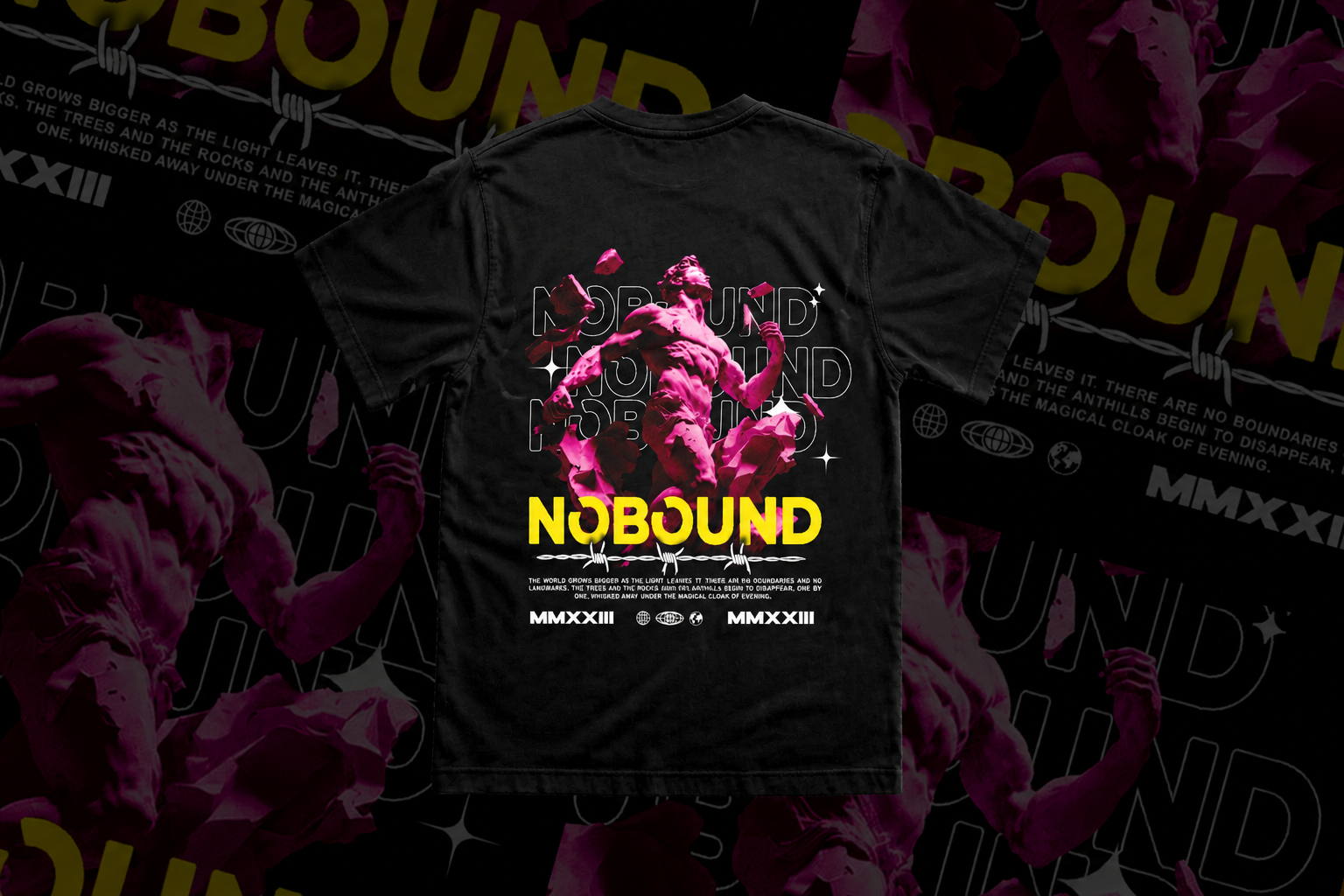 NoBound brand visual — dark atmospheric photography representing the NoBound identity